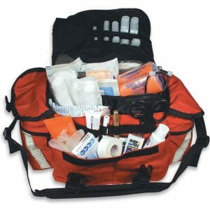 L.a. Rescue® First Call In Bag Complete - Latex Free - Red