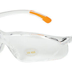 Allen Shooting Glass Clear W/Orange