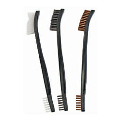 B/C Utility Brushes Brnz/Nyl/Stl 3Pk