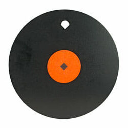 B/C 10" Gong One Hole 3/8" Ar500 Stl