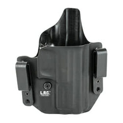 Lag Dfndr Spfd Xd 4" Owb/Iwb Blk Rh