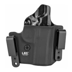 Lag Dfndr 1911 3" Owb/Iwb Blk Rh