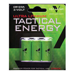 Viridian Cr123A Lith Battery 3Pk