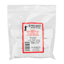 Pro-Shot Patch .22-.270Cal Sq 500 Ct