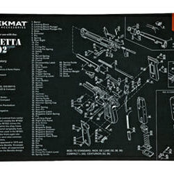 Tekmat Pistol Mat Beretta 92 Blk