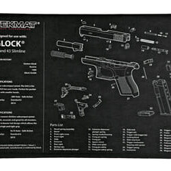 Tekmat Pistol Mat For Glk 42/43 Blk