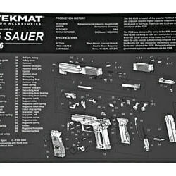 Tekmat Pistol Mat Sig P226 Blk