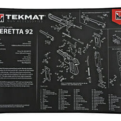 Tekmat Ultra Pstl Mat Beretta 92 Blk