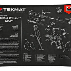 Tekmat Ultra Pstl Mat S&W M&P Blk