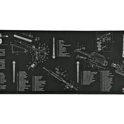 Tekmat Rifle Mat Ar10 Blk
