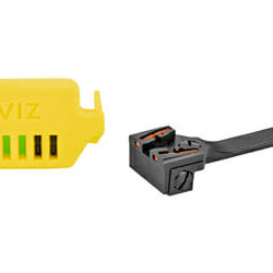 Hiviz Adj Rear Sight S&W Rvlvr Gr/Rd