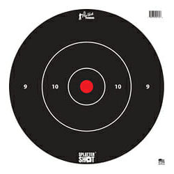 Pro-Shot Target 12" Wht Bullseye 5Pk