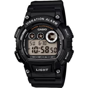 Classic Digital Watch w/ Vibration Alarm & Super Bright Backlight