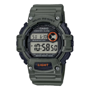 Mud-Resistant Digital Watch w/ Vibration Alarm