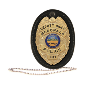 Oval Badge Holder