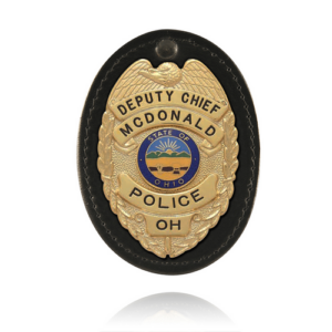 Oval Badge Holder