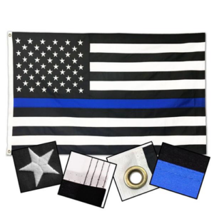 Durasleek Thin Blue Line American Flag