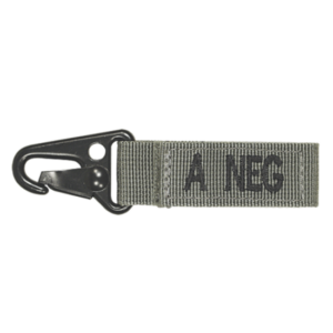 Embroidered Blood Type Tags (A-)
