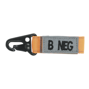 Embroidered Blood Type Tags (B-)