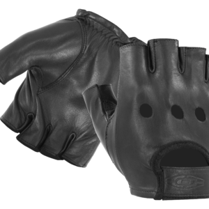 Half-Finger Leather Driving Gloves