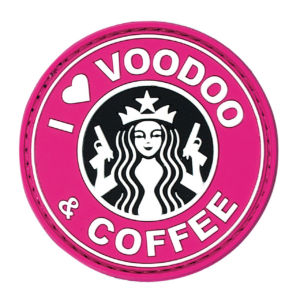 I Love Voodoo & Coffee Patch
