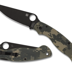 Military 2 Camo G-10 Black Blade