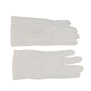 Parade Slip-On Gloves - Grip Dots w/ Raised Pointing - White