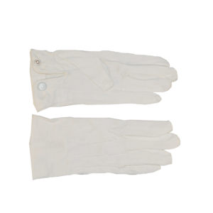 Parade Snap Gloves - Raised Pointing - White
