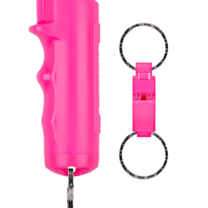 Pepper Gel w/ Quick Release Whistle Keychain