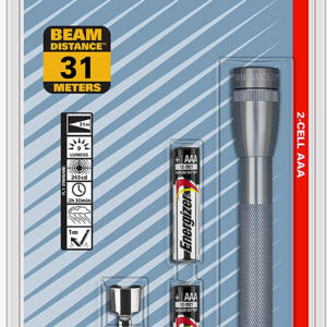 SP22 Mini Maglite 2 AAA-Cell Flashlight w/ Pocket Clip