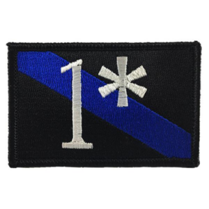 Thin Blue Line American Flag Patch