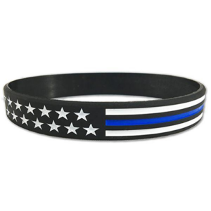 Thin Blue Line K9 Paw Bracelet