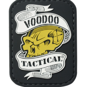 Voodoo Skull With Ribbon Rubber Patch