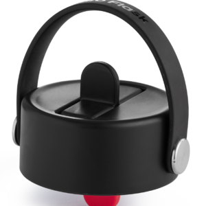 Wide Mouth Flex Straw Cap - Black