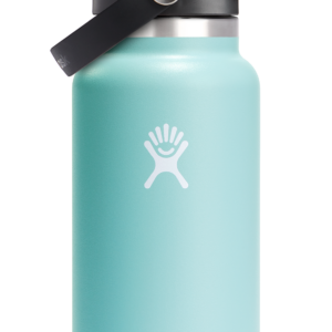 Wide Mouth Insulated Water Bottle w/ Flex Straw Cap