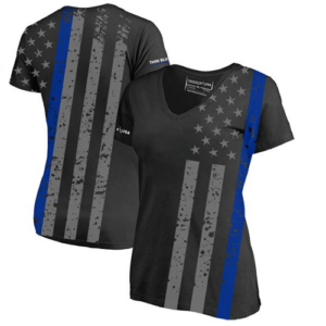 Women's Athletic V-Neck T-Shirt - All-Over