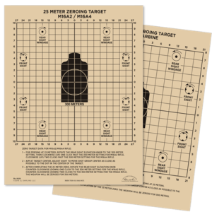 25m Zeroing Target - M16A2