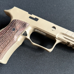 Sharps 320 Improved Grip Module FDE Cerakote w/Wenge Wood Grips