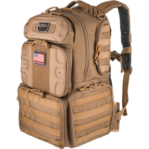 Tactical Range Backpack Tall - Holds 4 Handguns