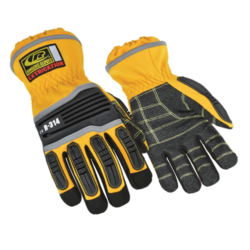 Ringers Gloves 314 Extrication Glove, hi-viz yellow with TPR impact protection and reflective markings