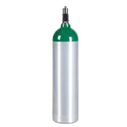 New Medical D Oxygen Aluminum Cylinder CGA 870 Post Valve