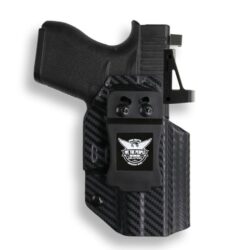 Holster Fitted For Glock 43/43X with Streamlight TLR-7 Sub Light Red Dot Optic Cut IWB Holster