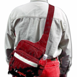 L.A. Rescue Cruising Bag - shoulder organizer bag in red