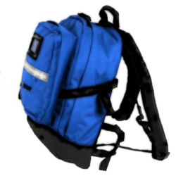 L.A. Rescue Day Pack Backpack - responder day pack in royal blue