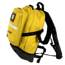 L.A. Rescue Day Pack Backpack - responder day pack in yellow