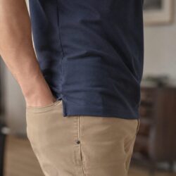 Subcompact concealment — the We The People Glock 43X IWB holster invisible under a polo shirt