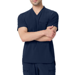 5.11 Men's One Pocket Scrub Top, Pacific Navy, alternate view