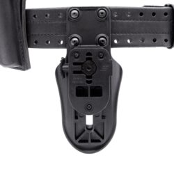 Safariland VUBL2 belt loop mounted on a HOLLE belt
